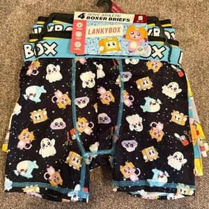 NWT Lanky Box boys size small (6-7) bundle of  4 boxer briefs